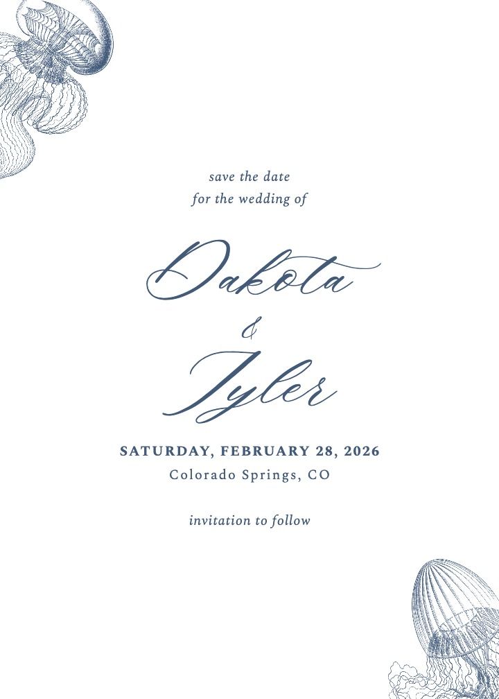 Save the Date Card