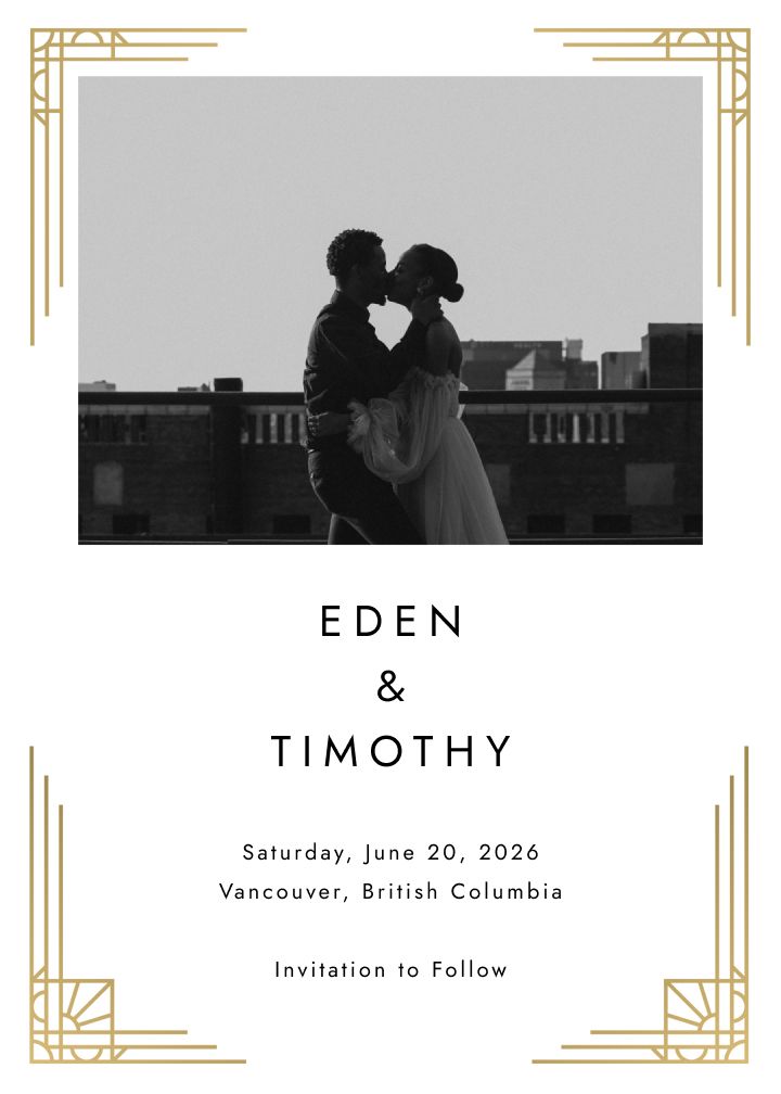 Save the Date Card
