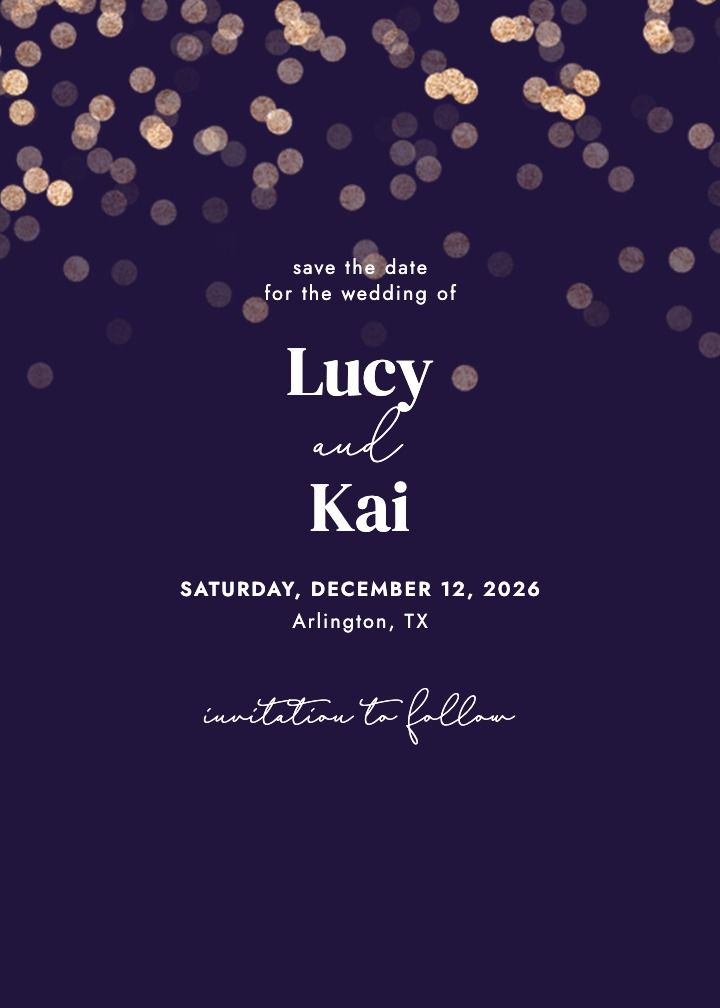 Save the Date Card