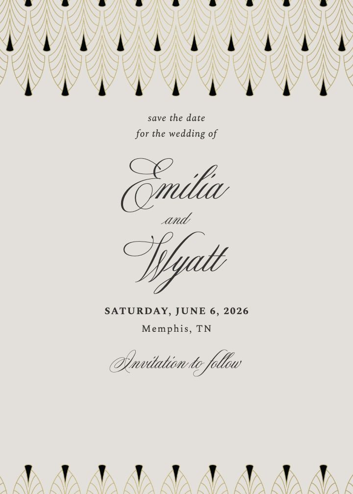 Save the Date Card