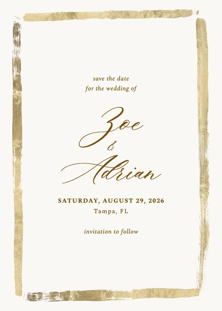 Save the Date Card