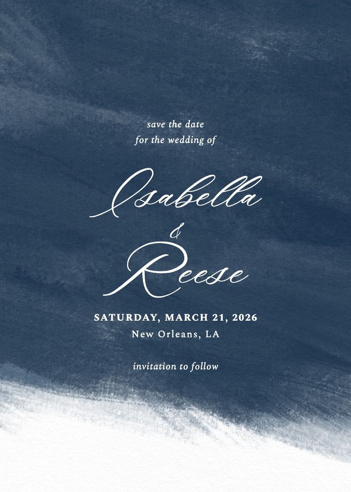 Save the Date Card