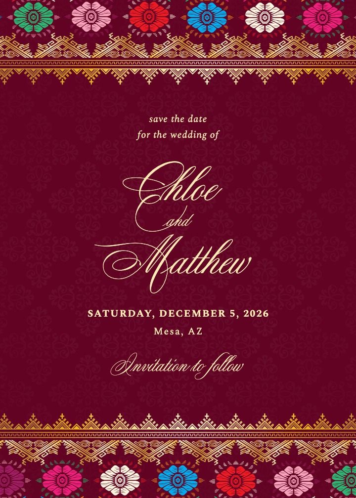 Save the Date Card