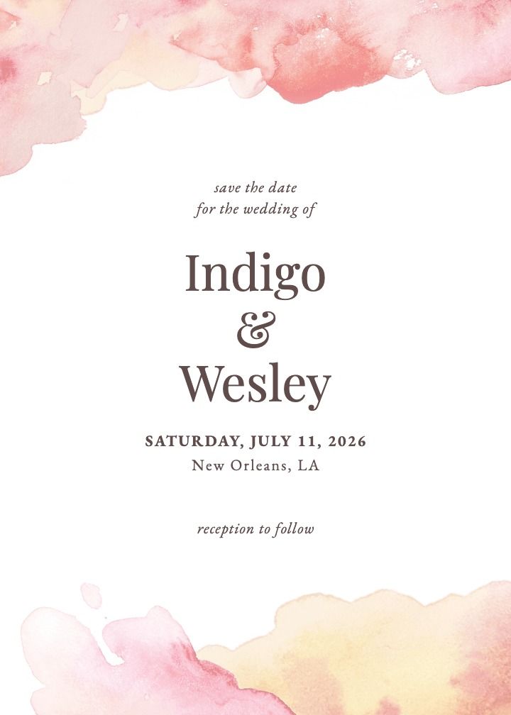 Save the Date Card