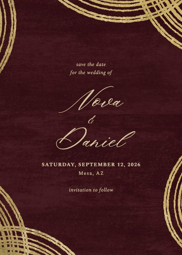 Save the Date Card