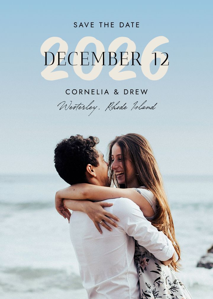 Save the Date Card