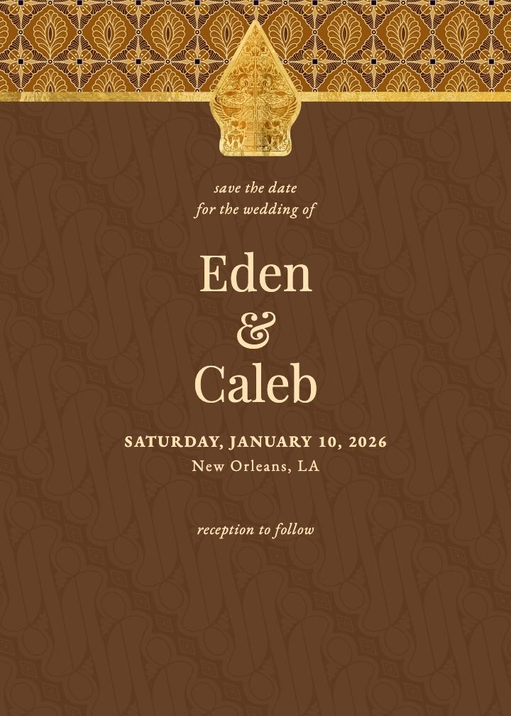 Save the Date Card