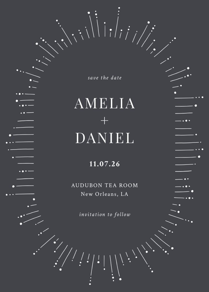 Save the Date Card