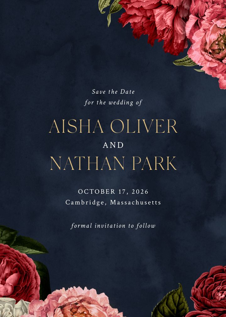 Save the Date Card