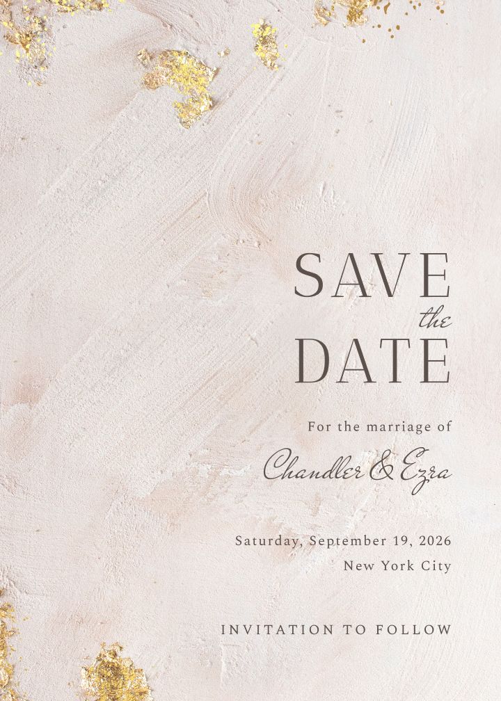 Save the Date Card