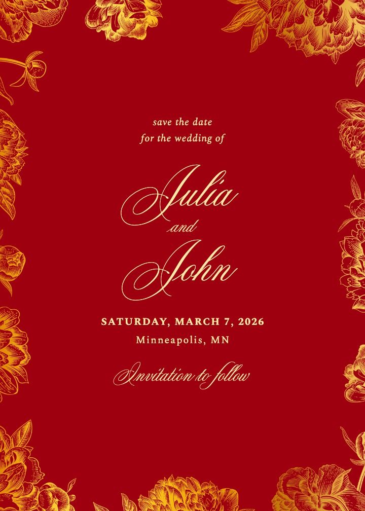 Save the Date Card