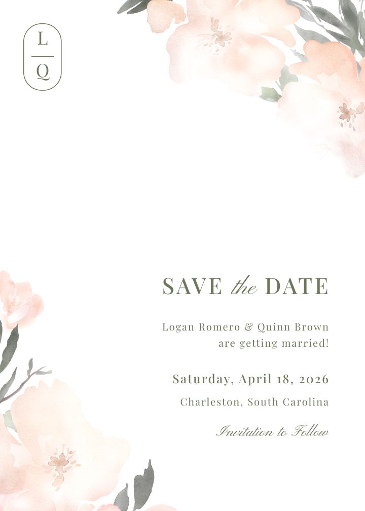 Save the Date Card