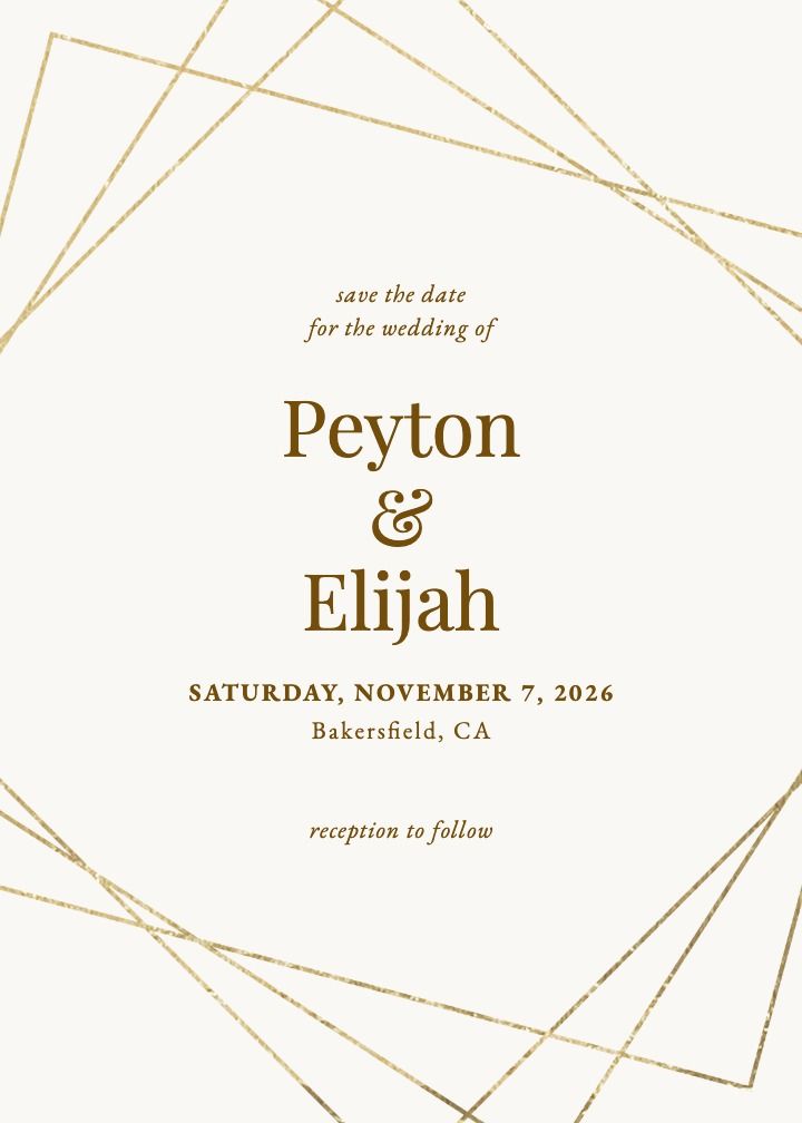 Save the Date Card