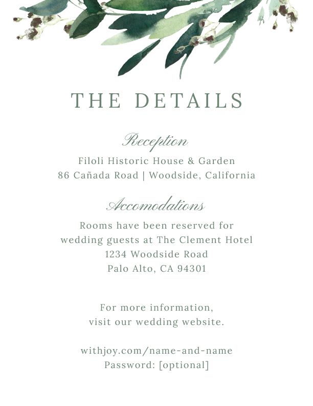 Enclosure Cards Card