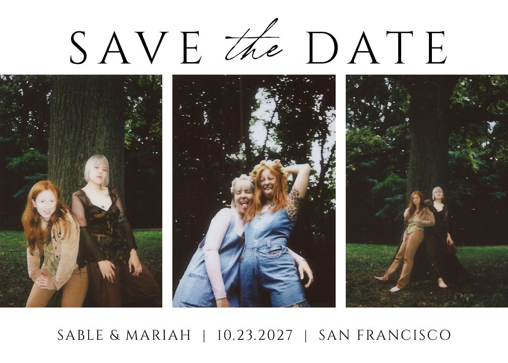 Save the Date Card