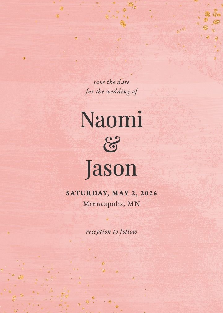Save the Date Card