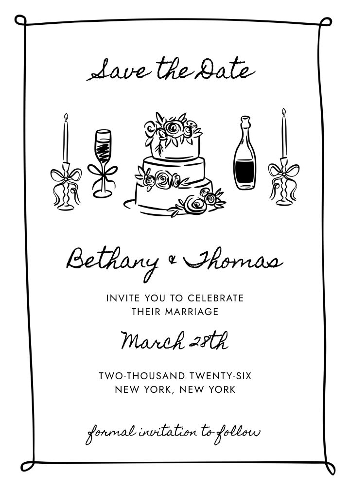 Save the Date Card