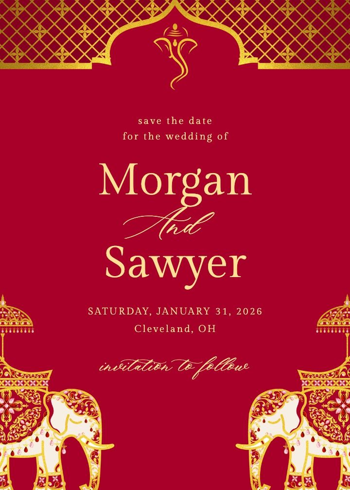 Save the Date Card
