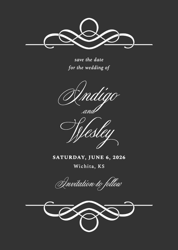 Save the Date Card
