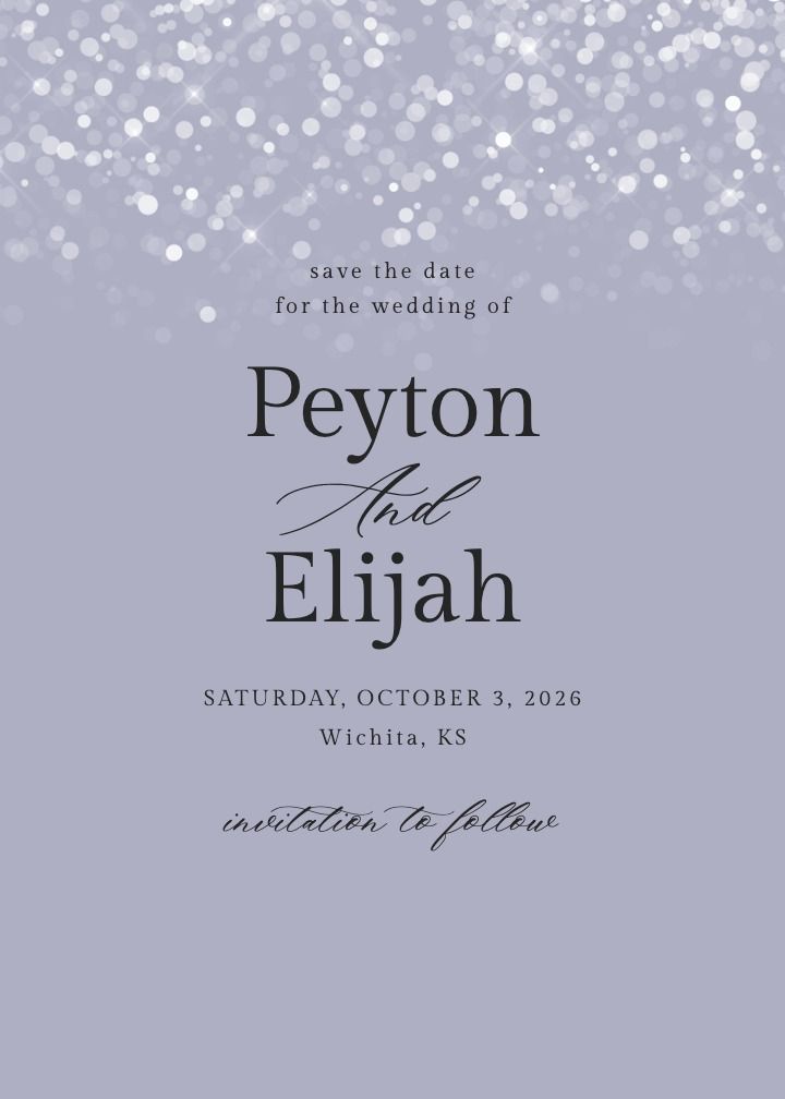 Save the Date Card