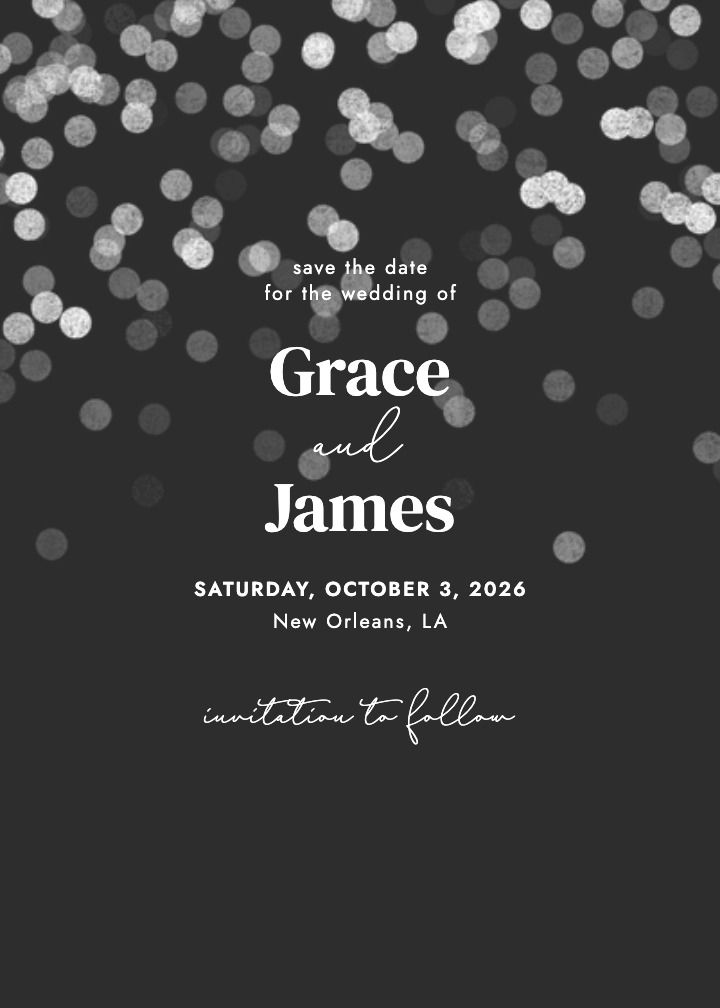 Save the Date Card