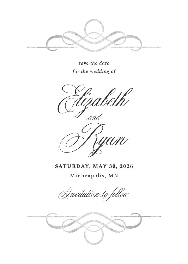 Save the Date Card