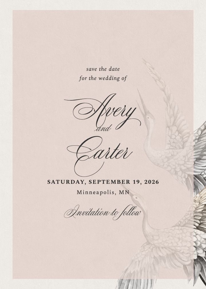 Save the Date Card