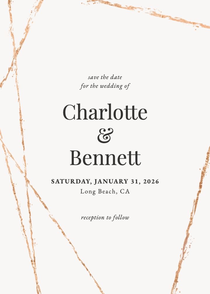 Save the Date Card