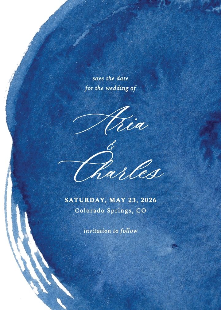Save the Date Card