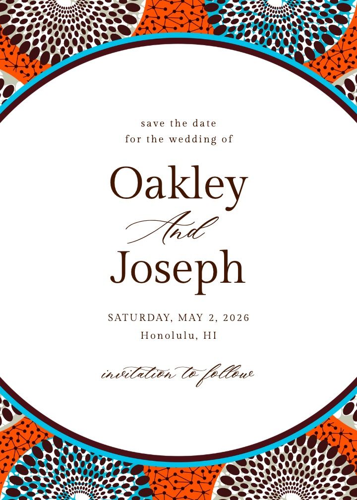 Save the Date Card