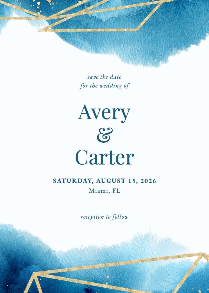 Save the Date Card