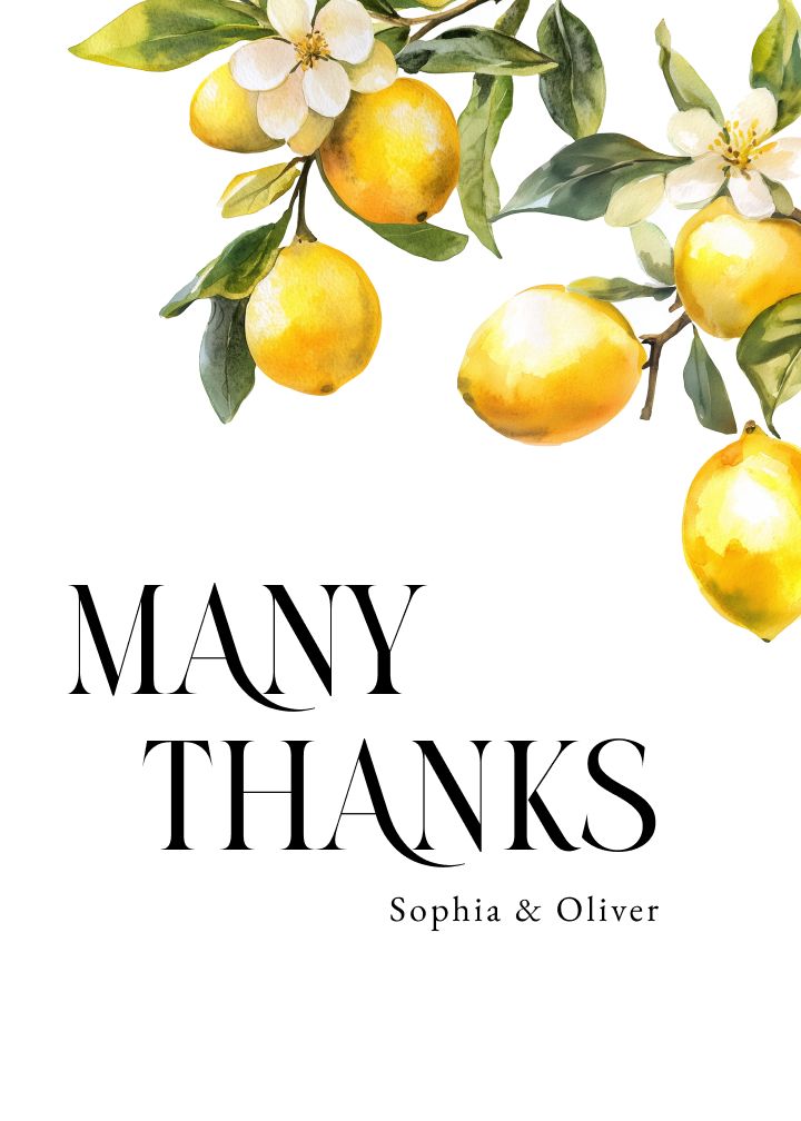 Thank You Cards Card
