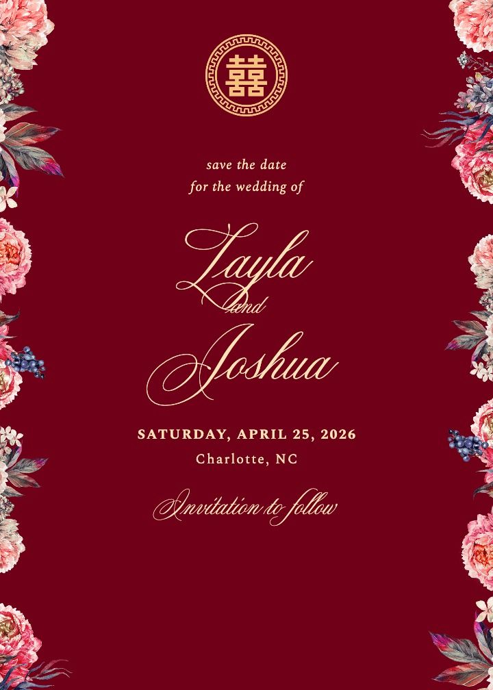 Save the Date Card