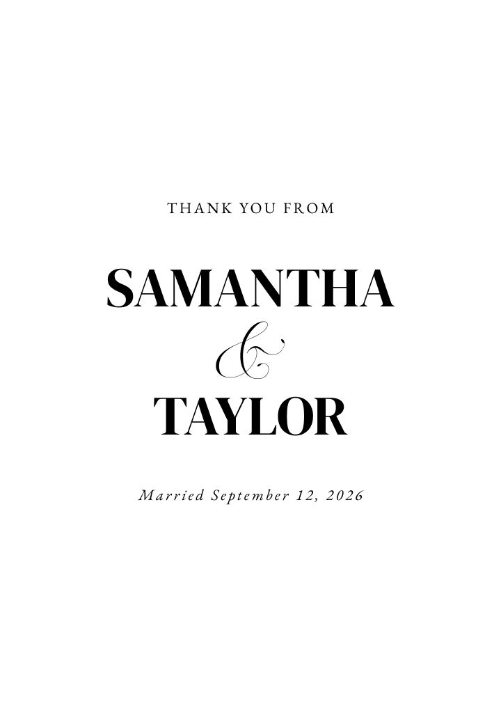 Thank You Cards Card