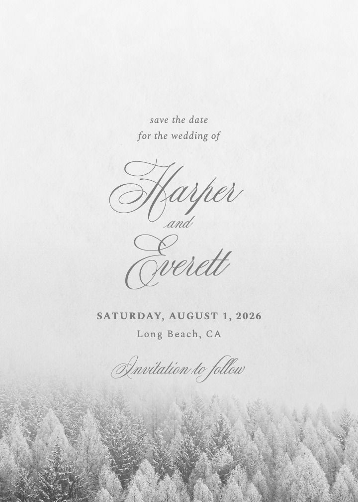 Save the Date Card