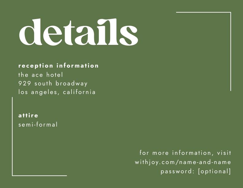 Enclosure Cards Card