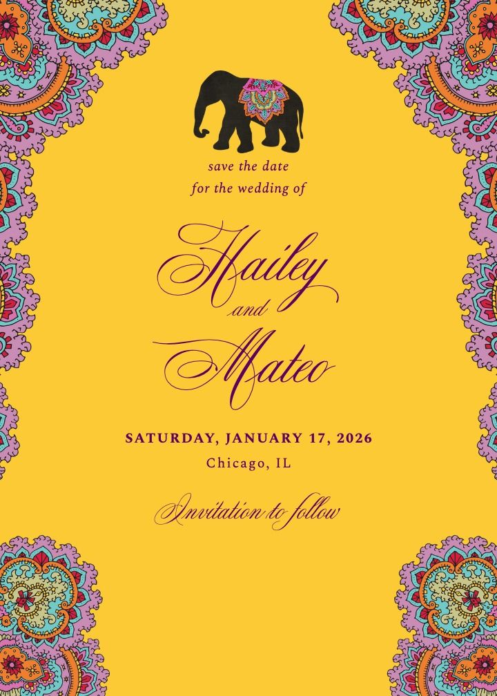 Save the Date Card