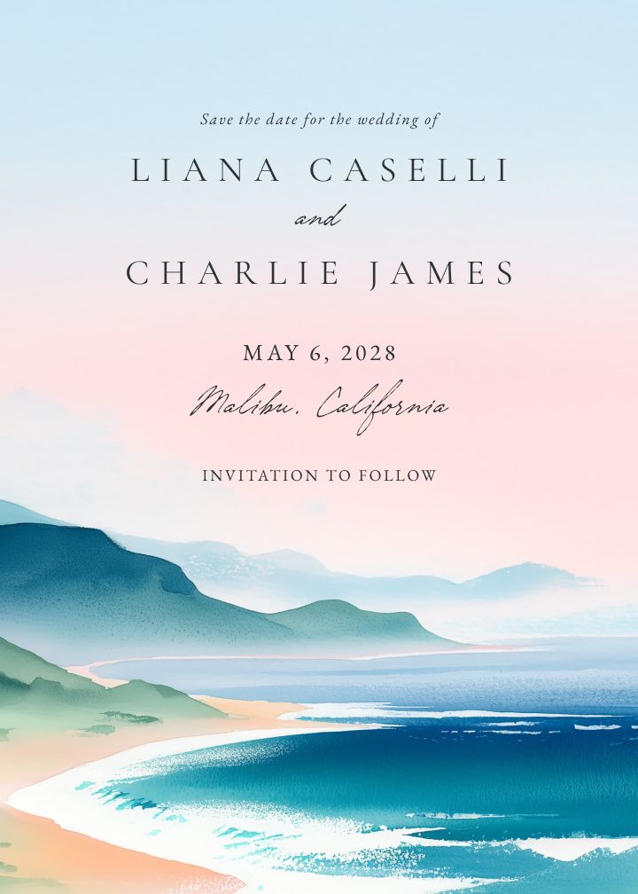 Save the Date Card