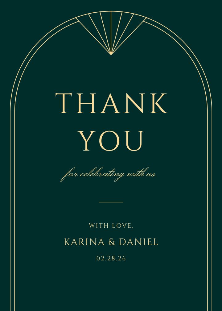 Thank You Cards Card