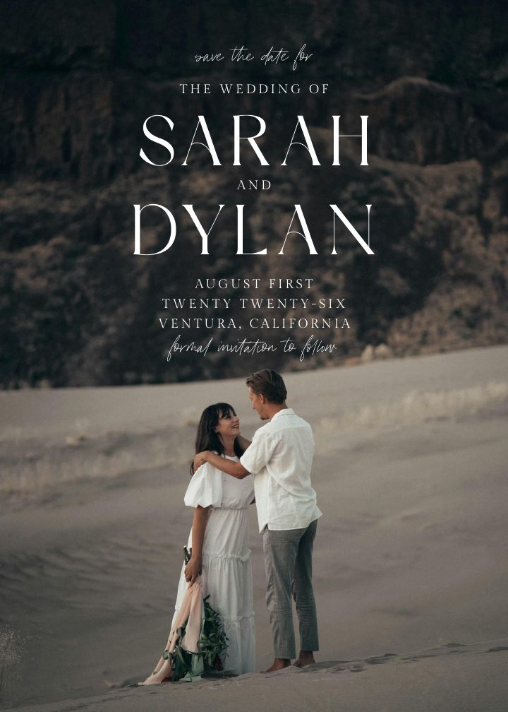 Save the Date Card