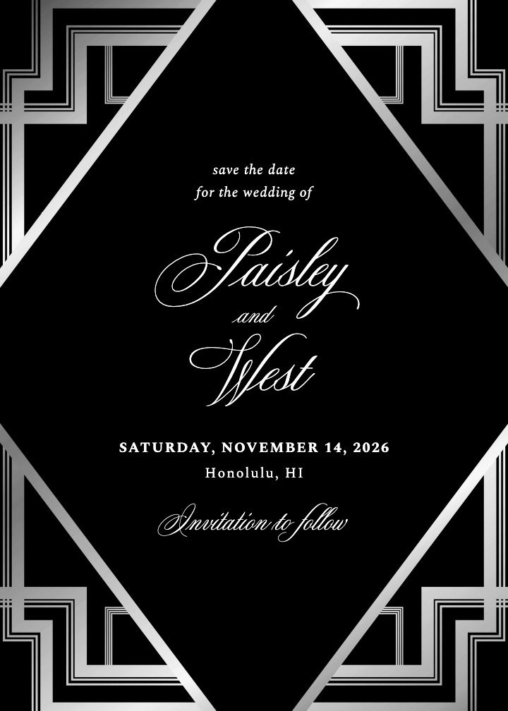Save the Date Card