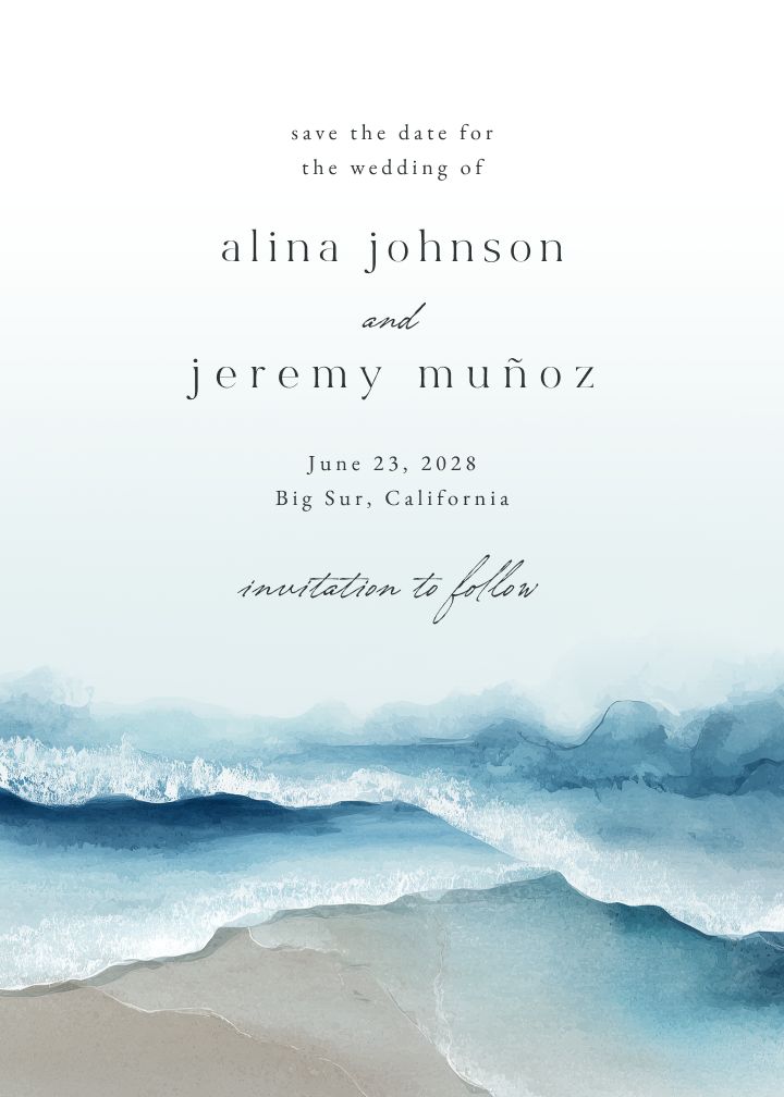 Save the Date Card