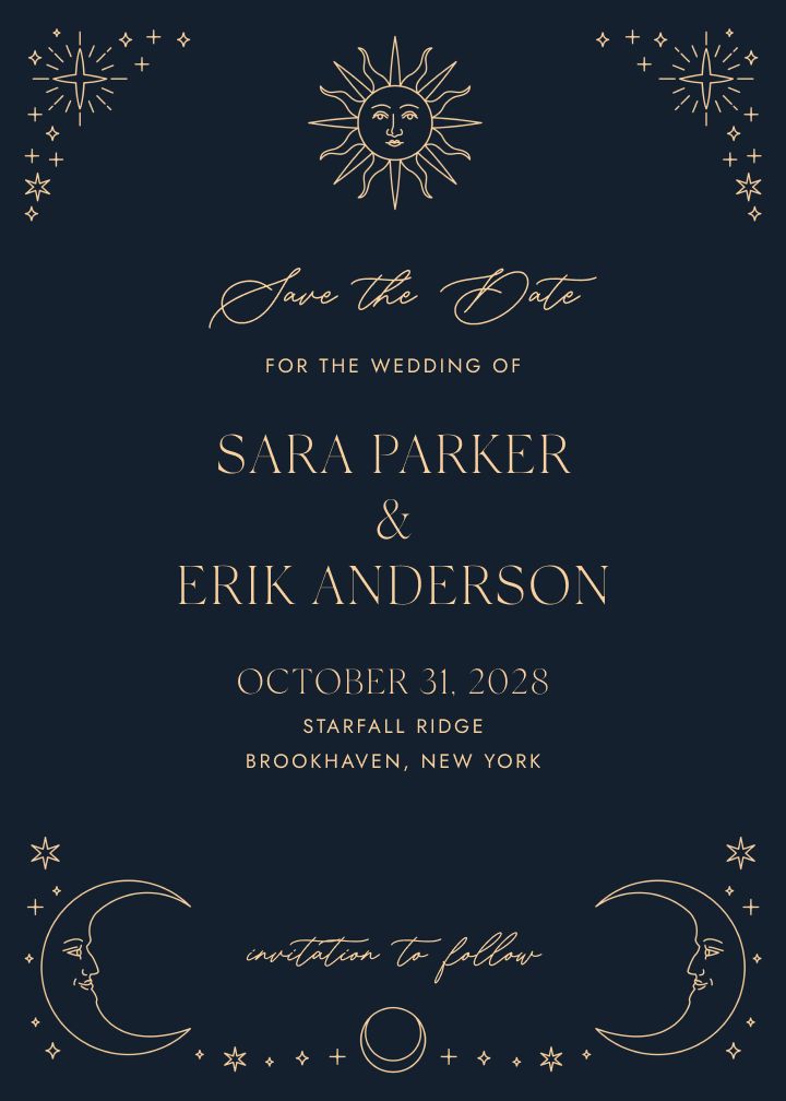 Save the Date Card