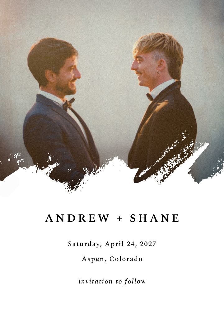 Save the Date Card