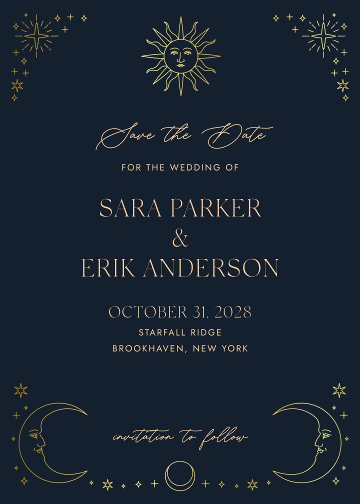 Save the Date Card
