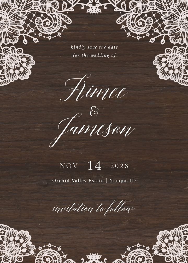 Save the Date Card