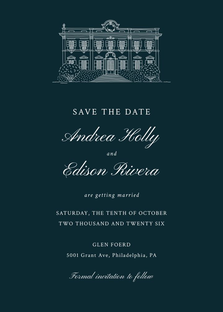 Save the Date Card