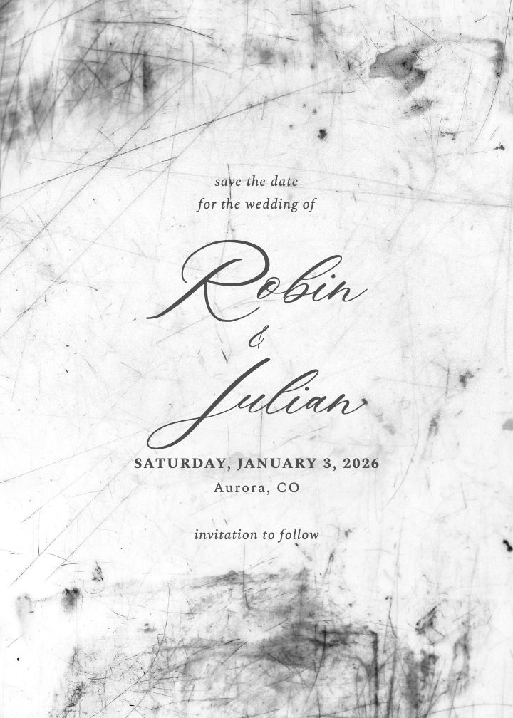 Save the Date Card