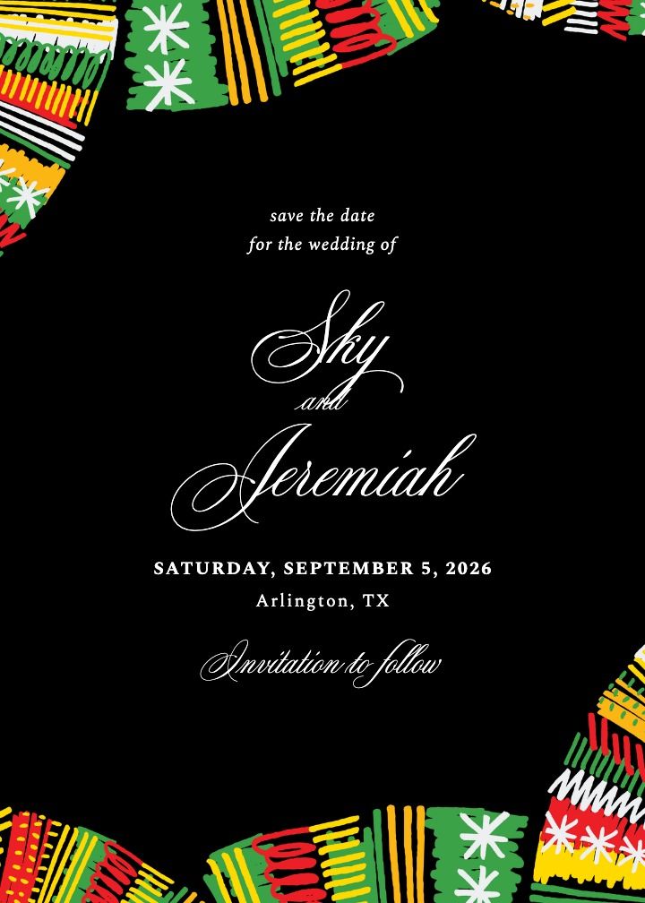 Save the Date Card