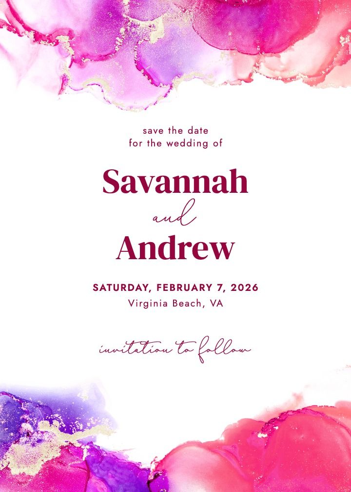 Save the Date Card